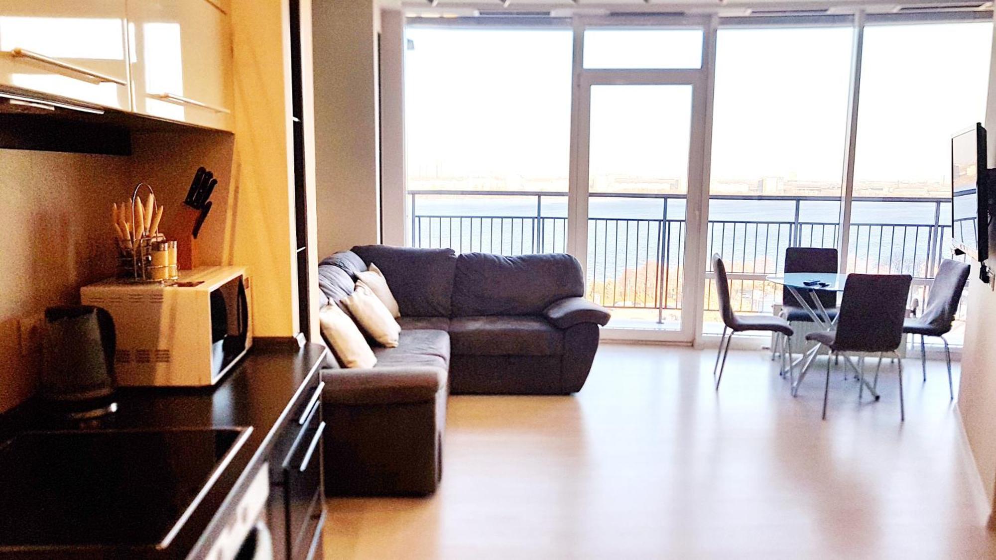 Most City Apart-Hotel Dnipro Rom bilde